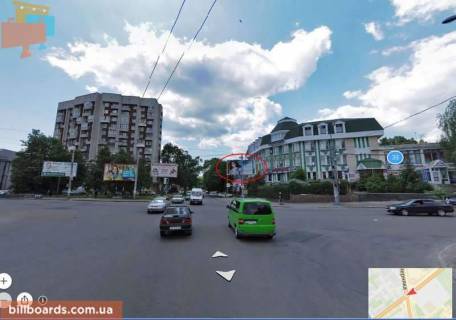 Билборд A в Ровно, 6х3  Грушевського ( ТРЦЧайка)  - вул. Василя Червонія (Гагаріна) -  вул. Богоявленська (Черняка) фото 1