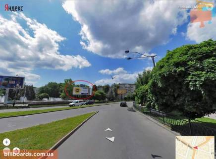 Билборд B в Ровно, 6х3  б-р Незалежності - просп. Миру фото 1