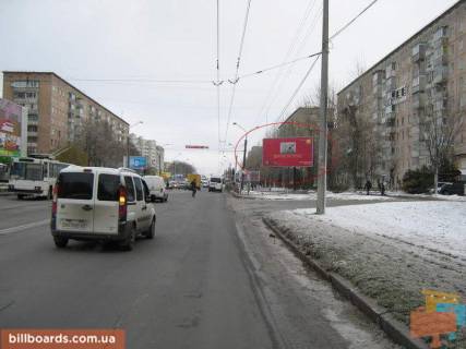 Білборд, Бігборд (Борд)  A у Тернополі, 6х3  15 квітня - навпроти Бойчуків ("Сільпо") Фото 1