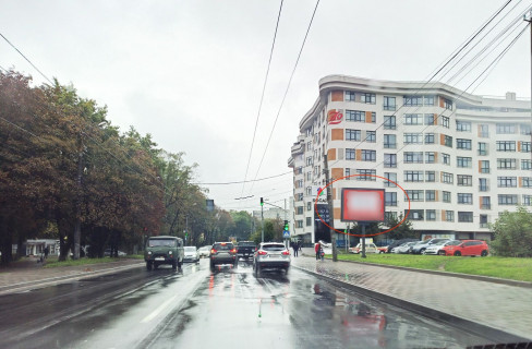 Билборд A в Львове, 3,14х2,31  Зелена, 137 (А) -  Дністерська фото 1