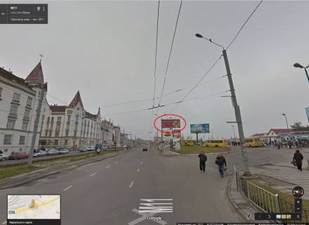 Билборд A в Львове Городоцька К3( приміський вокзал, напроти привокзальний ринок ст. А верхній №8 )   фото 1