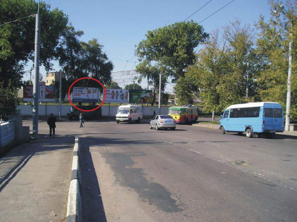 Билборд A в Ровно, 6х3  вул. Небесної Сотні (Кіквідзе) -  вул. Сагайдачного фото 1