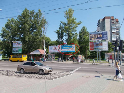 Билборд A в Львове, 6х3  Виговського (навпроти ТЦ Південний)  правий фото 1