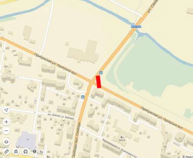 Білборд, Бігборд (Борд)  A у Хмельницькому, 5,8х2,8  Прибузька, 20 ( АТБ) схема