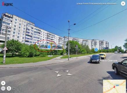 Билборд A в Ровно, 6х3  Володимира Великого - вул. Міцкевича фото 1