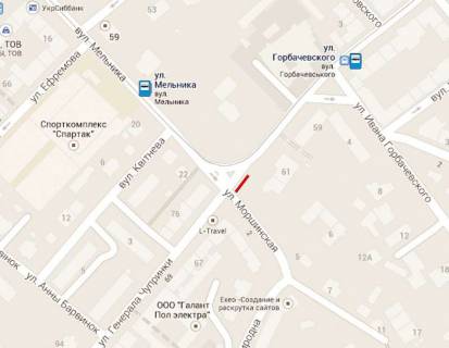 Scrolller, Scroll A in Lviv, 3,14х2,30  Generala Cuprinki - st. Mel'nika -  st. Morsins'ka  - 217149 scheme