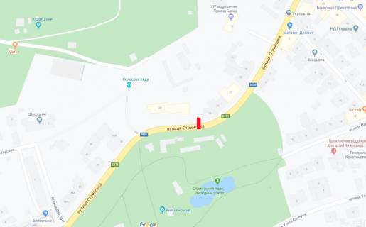 Скроллер A в Львове Стрийська, 26 (парк розваг) - 228002 схема