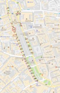 Нестандарт B в Львове, 0,7*1,0  пр.Свободи схема