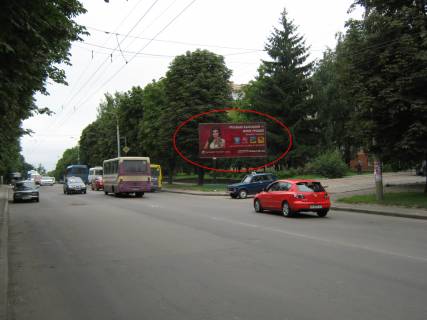 Billboard A in Rivne, 6х3  Cervonia, 45 (TRC Cajka, Avtovokzal) Photo 1