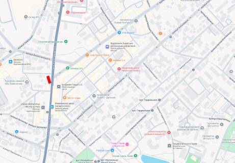 Скроллер A в Львове, 3,14х2,30  Кульпарківська, 60 - Героїв УПА - 588760 схема