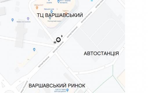 Citylight A in Lutsk Konakina (TC Varsavs'kij, Avtostancia ) scheme
