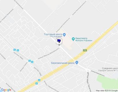 Билборд B в Днепр (Днепропетровск) вул.Щербини, 25а схема
