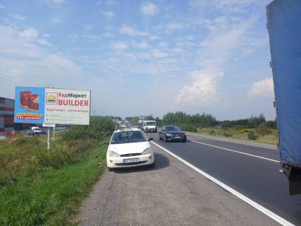 Billboard B in Sknyliv, 6x3  Kil'ceva doroga, km 8 + 500, (Transportna kompania "Trans servis 1", 900 m do AZS Shell), v napramku mista L'viv Photo 3
