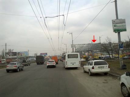 Билборд A в Киеве Кільцева дорога - Тулузи вул., (Борщагівський ринок), в напрямку просп. Берестейський (Перемоги) фото 1