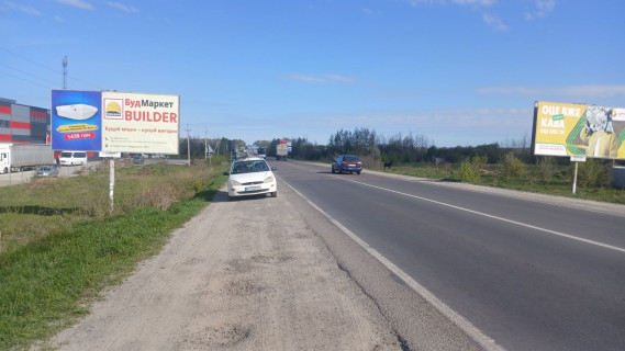 Billboard B in Sknyliv, 6x3  Kil'ceva doroga, km 8 + 500, (Transportna kompania "Trans servis 1", 900 m do AZS Shell), v napramku mista L'viv Photo 1