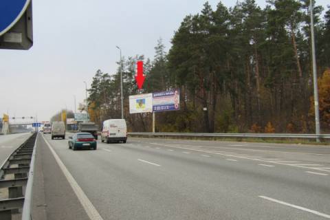 Билборд A на трассах Киевской области, 6x3  Житомирське шосе , в напрямку з м. Київ, за с.Мрія, 200м. до пішохідного переходу,8км+700м, лівий фото 1