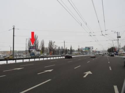 Билборд B в Киеве, 6x3  Кільцева дорога, км 2+955 (біля автосалона, готель "Тиса", АЗС "БРОМ", Технополіс), в напрямку просп. Берестейський (Перемоги) фото 1