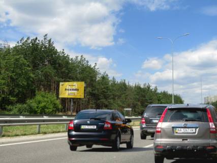 Билборд B в Киеве, 6x3  Богатирська вул. (дачний кооператив "Лісова поляна"), в напрямку Нові Петрівці фото 1