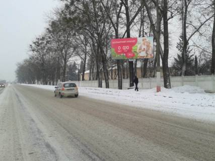Билборд A в Житомире, 6x3  Київське шосе, 40а (Смоківський парк, ЗОШ №10, Інтер Авто Центр), в напрямку з міста фото 1