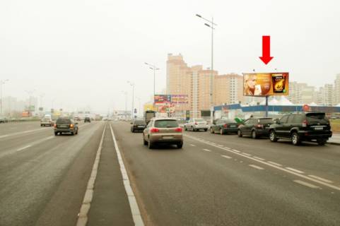 Билборд A в Киеве Бажана Н. пр-кт, ст. м. "Позняки", за мостом , в сторону ст. м. "Осокорки" фото 1
