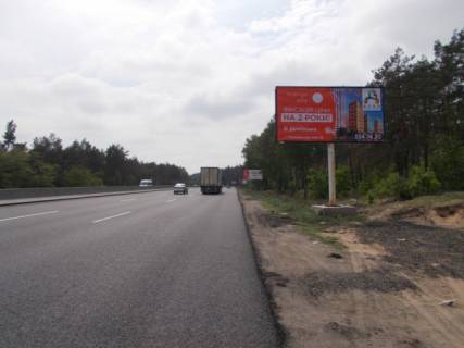Билборд A в с. Вита-Почтовая, 6x3  Одеське шосе, в напрямку с. Глеваха, Сільпо фото 1