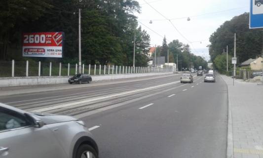 Билборд B в Львове, 5.95x2.95  Стуса В. вул., 24 (ЖК ЕКО-ДІМ на Стуса, АЗС WOG), в напрямку Стрийська вул. фото 1