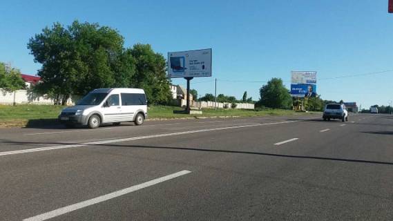 Билборд B в Кропивницкий (Кировоград), 6x3  Бобринецький шлях вул. (40-річчя Перемоги вул.) - Левченко вул., (Іподром),в напрямку з центра, виїзд в напрямку Миколаєва, Херсона фото 1