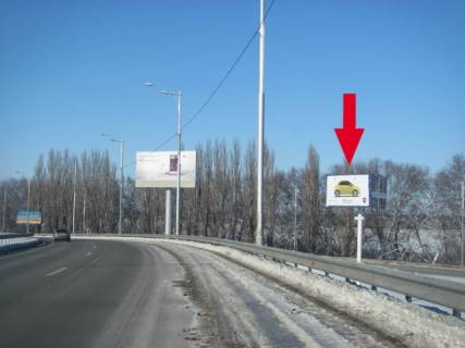 Билборд A в Киеве Бориспільське шосе з Аеропорту "Бориспіль", (ландшафтний дизайн "Мій Сад", в напрямку м. Київ (з'їзд з мосту) фото 1