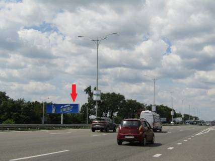 Билборд B в Киеве Бориспільське шосе в м.Київ (32+300, за 30м.до з'їзду на заправку Shell), правий фото 1