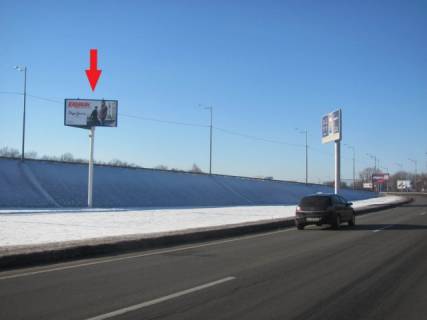 Билборд A в Киеве Бориспільське шосе з м.Бориспіль ( з вул. Київський шлях на Бориспільське шосе), в напрямку м. Київ фото 1