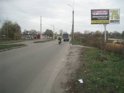 Billboard A in Cherkasy, 6x3  Onoprienka st., Navproti budinku No2 (Pozezna akademia, market "ATB", AZS "Lukojl", magazini Pob.tehnika), v napramku v  centr Photo 1