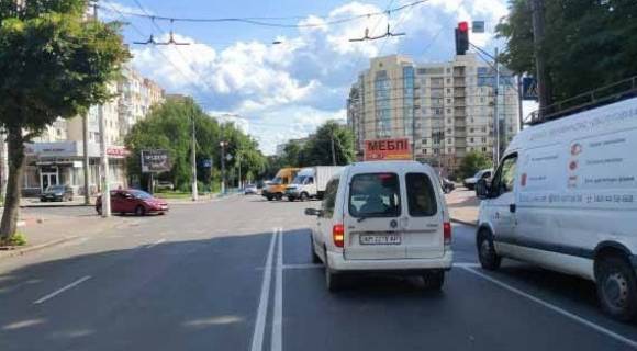 Скроллер B в Житомире, 3.14x2.32  Перемоги вул., 54/Домбровського вул. (ТРЦ Дастор, АТБ), в напрямку Лесі Українки вул. - 291328 фото 1