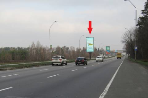 Билборд A в Киеве, 3x6  Броварський просп., На роздільнику (17 + 200, Flagman, АЗС "Shell", АЗС "ОККО", ресторан "Шашличок"), в напрямку з Києва фото 1