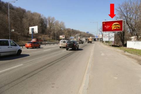 Призма A в Киеве Наддніпрянське шосе перед мостом Патона, в центр - 40304 фото 1
