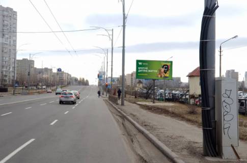 Билборд A в Киеве, 6x3  Теодора Драйзера вул. (в напрямку Оноре де Бальзака) фото 1