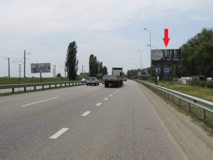 Билборд A в Ходосовке, 6x3  Новообухівська траса (Дніпровське шосе), після  АЗС "ОККО", з м.Києва,  "Зелений ринок", в напрямку Мегамаркета, ТЦ "Мануфактура", кінотеатра "Баттерфляй фото 1