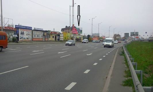 Білборд, Бігборд (Борд)  B у Києві, 6x3  Кільцева дорога, навпроти Зодчих вул., (ТЦ "Апрель"), в напрямку просп. Берестейський (Перемоги) Фото 1