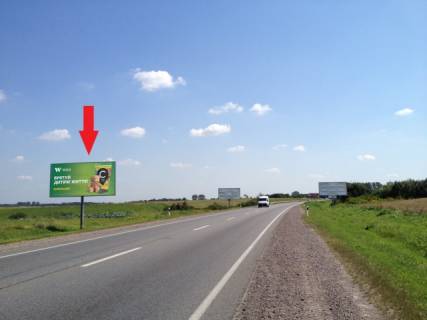 Billboard B in Lviv route, 6x3  Kil'ceva doroga (Avtodoroga M 06 Kiiv-Cop), km 530 + 600, 500 m do AZS AS 24, v napramku z mista L'viv Photo 1