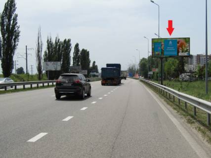 Билборд A в Ходосовке, 6x3  Новообухівська траса (Дніпровське шосе), після  АЗС "ОККО", з м.Києва, після "Зелений ринок", в напрямку Мегамаркета, ТЦ "Мануфактура", кінотеатра "Баттерфляй фото 1