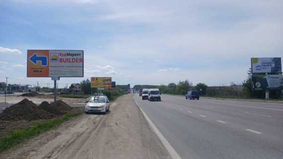 Billboard B in , 6x3  Kil'ceva doroga, (500 m vid Gipermarket "Epicentr", Gipermarket "METRO", motel' "Avir", AZS Ukrnafta), v napramku Strijs'ka st. Photo 1