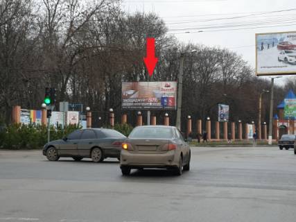 Билборд B в Кропивницкий (Кировоград), 6x3  Яновського вул.-Героїв України вул. (Героїв Сталінграда вул.), (АТБ-маркет, АЗС "WOG"), в напрямку Любомира Гузара вул. (Комарова) фото 1