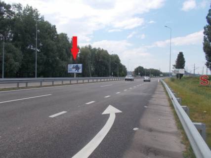 Билборд B в Ходосовке, 6x3  Новообухівська траса (Дніпровське шосе), перед АЗС "БРСМ", в м. Київ, 7км+100м фото 1