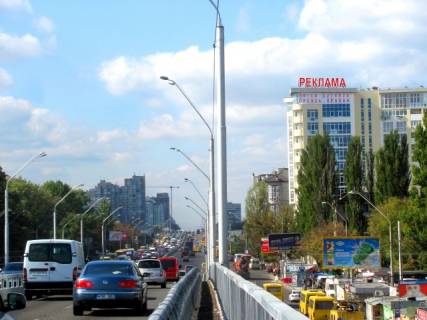 Билборд A в Киеве просп. Берестейський (Перемоги), 90/1, в напрямку з центру фото 1