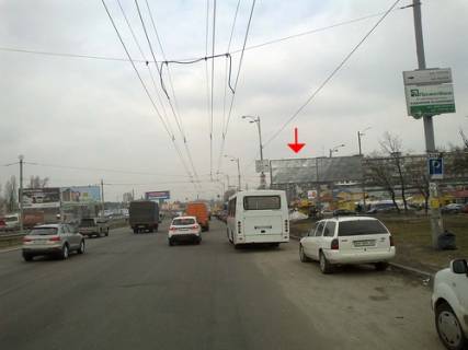 Билборд A в Киеве Кільцева дорога - Тулузи вул., (Борщагівський ринок), в напрямку просп. Берестейський (Перемоги) фото 1