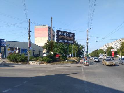 Билборд A в Кропивницкий (Кировоград) На розі вул.Вокзальної та Габдрахм. з боку супермаркету "АТБ" фото 1