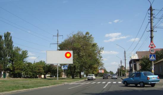 Билборд A в Николаеве Погранична вул. (Чигрина) – 5-а Слобідська під 30 град., ст.А фото 1
