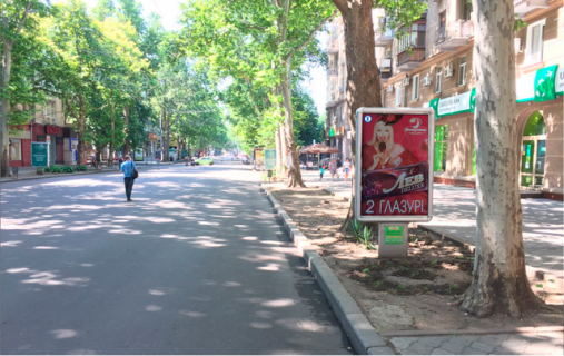 Ситилайт A в Николаеве, 1,2*1,8  Соборна вул. (Радянська)  - вул Никольская, 47 / Watson's ЦЕНТРАЛЬНА ПІШОХІДНА ВУЛИЦЯ МІСТА фото 1