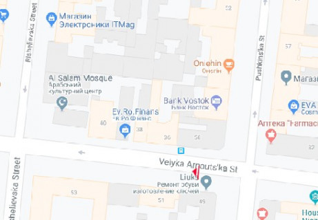 Ситилайт B в Одессе, 1.8x1.2  В. Арнаутська вул., 49 - Італійська вул. (Пушкінська). В схема