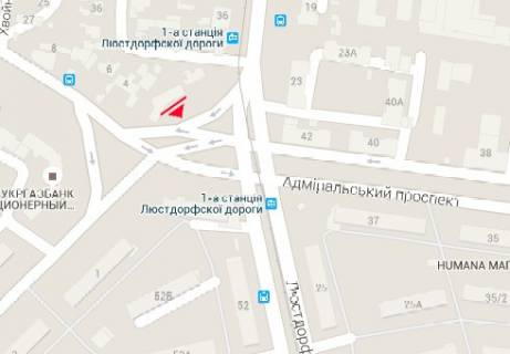 Билборд + в Одессе, 3x6  Люстдорфська дорога, 36а схема