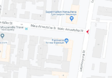 Скроллер A в Одессе, 2.32x3.14  Леонтовича вул. (Бєлінського)., 11 - М. Арнаутська вул. А3 - 465517 схема